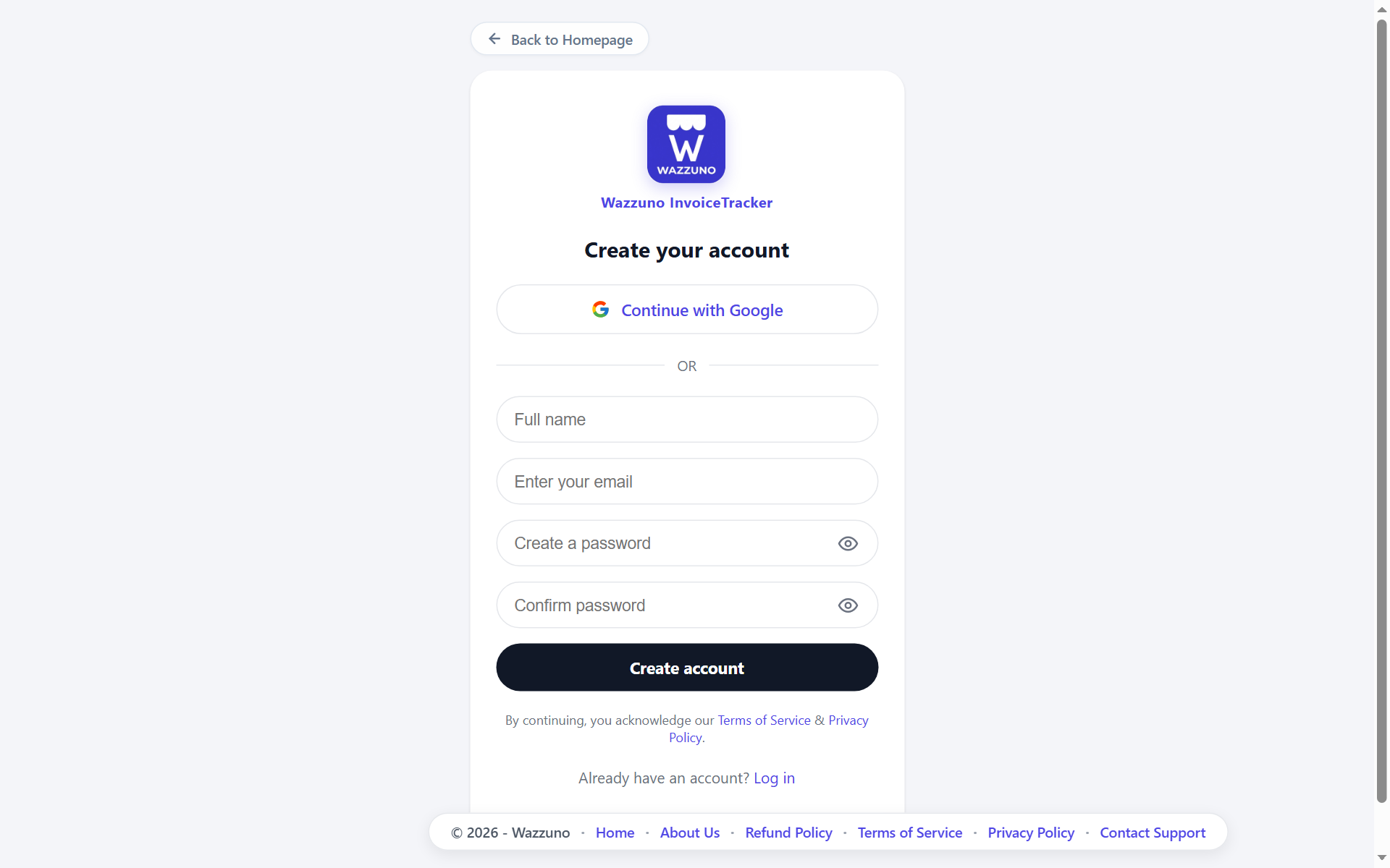 Instant Free Trial Registration